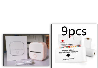 Portable Bluetooth Thermal Label Printer - Mini Size, Wireless Connectivity"