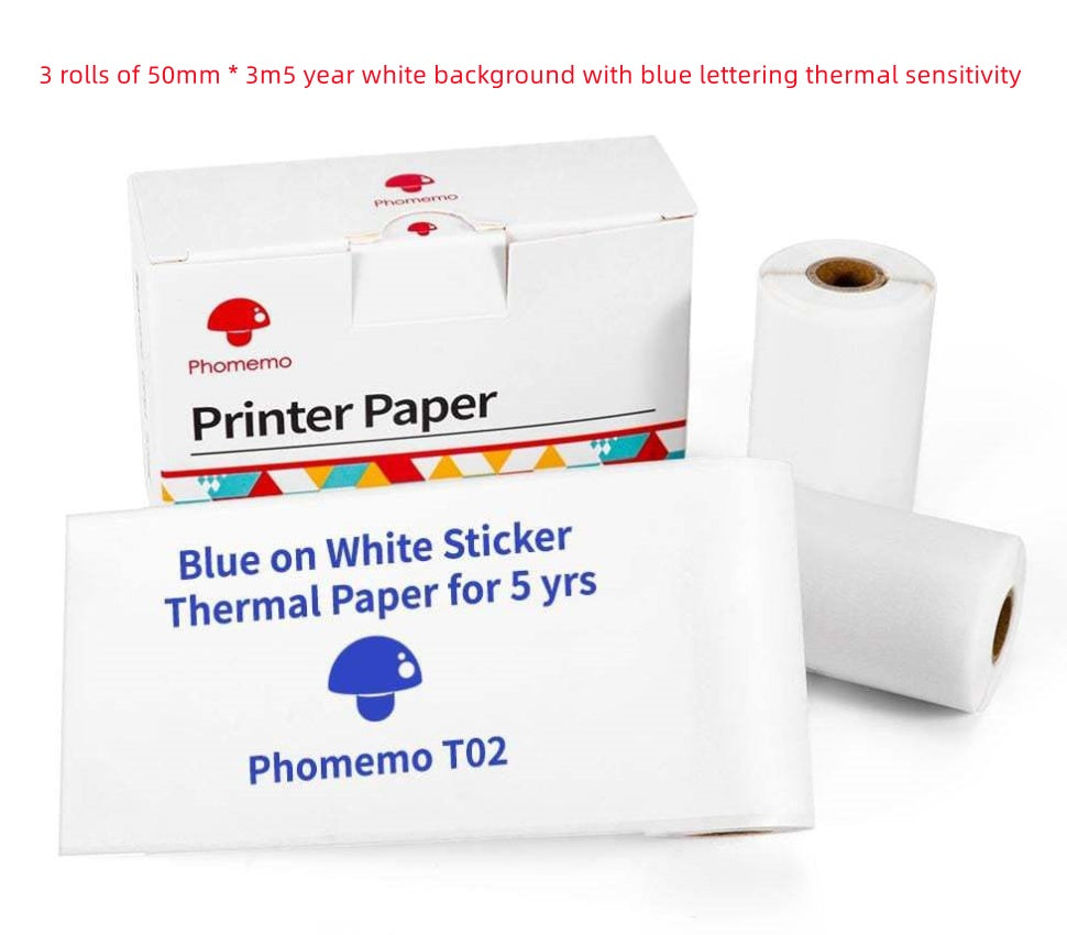 Portable Bluetooth Thermal Label Printer - Mini Size, Wireless Connectivity"