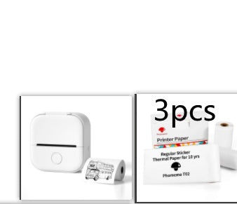 Portable Bluetooth Thermal Label Printer - Mini Size, Wireless Connectivity"