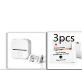 Portable Bluetooth Thermal Label Printer - Mini Size, Wireless Connectivity"