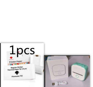 Portable Bluetooth Thermal Label Printer - Mini Size, Wireless Connectivity"