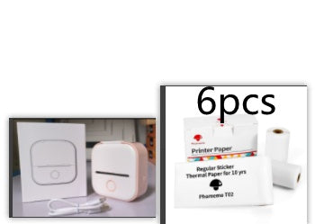Portable Bluetooth Thermal Label Printer - Mini Size, Wireless Connectivity"