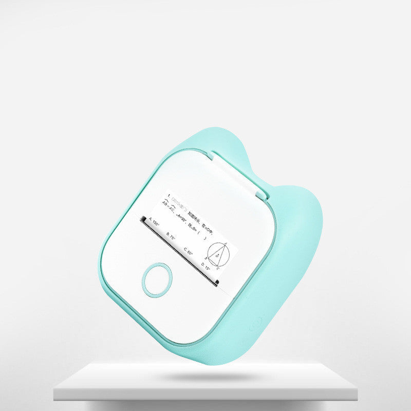 Portable Bluetooth Thermal Label Printer - Mini Size, Wireless Connectivity"