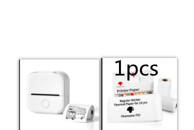 Portable Bluetooth Thermal Label Printer - Mini Size, Wireless Connectivity"