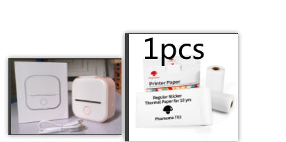 Portable Bluetooth Thermal Label Printer - Mini Size, Wireless Connectivity"