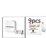 Portable Bluetooth Thermal Label Printer - Mini Size, Wireless Connectivity"