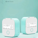 Portable Bluetooth Thermal Label Printer - Mini Size, Wireless Connectivity"