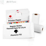 Portable Bluetooth Thermal Label Printer - Mini Size, Wireless Connectivity"