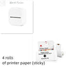 Portable Bluetooth Thermal Label Printer - Mini Size, Wireless Connectivity"