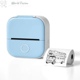 Portable Bluetooth Thermal Label Printer - Mini Size, Wireless Connectivity"