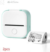 Portable Bluetooth Thermal Label Printer - Mini Size, Wireless Connectivity"