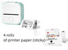 Portable Bluetooth Thermal Label Printer - Mini Size, Wireless Connectivity"