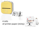 Portable Bluetooth Thermal Label Printer - Mini Size, Wireless Connectivity"