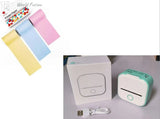 Portable Bluetooth Thermal Label Printer - Mini Size, Wireless Connectivity"