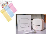 Portable Bluetooth Thermal Label Printer - Mini Size, Wireless Connectivity"
