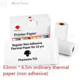 Portable Bluetooth Thermal Label Printer - Mini Size, Wireless Connectivity"