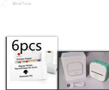 Portable Bluetooth Thermal Label Printer - Mini Size, Wireless Connectivity"