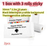 Portable Bluetooth Thermal Label Printer - Mini Size, Wireless Connectivity"