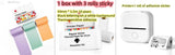 Portable Bluetooth Thermal Label Printer - Mini Size, Wireless Connectivity"