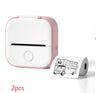Portable Bluetooth Thermal Label Printer - Mini Size, Wireless Connectivity"
